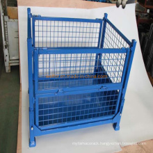 Collapsible Wire Bins Steel Storage Bin Mesh Pallet Bins Wire Mesh Bin